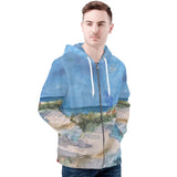Men's Beach Zip Hoodie
