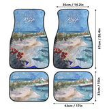 Caribbean Car Floor Mats - 4 Piece Set