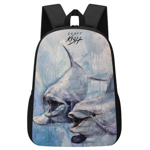17 Inch Laptop Dolphin Backpack
