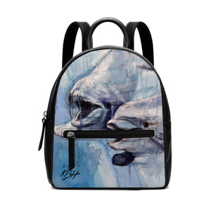 Dolphin Mini Leather Backpack