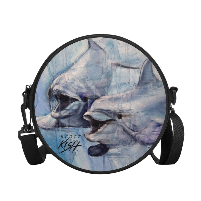 Dolphin Round Satchel Bag