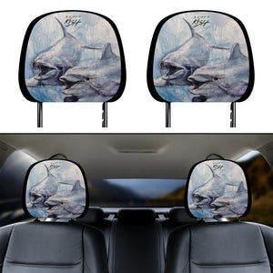 Dolphin Car Headrest Covers