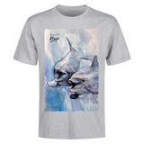 grey dolphin t-shirt for men