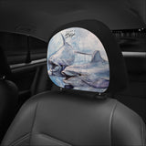Dolphin Car Headrest Covers