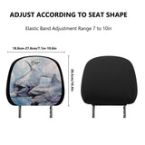 Dolphin Car Headrest Covers