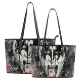 80's Rock Leather Tote Bag