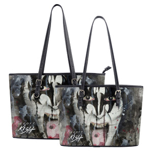 80's Rock Leather Tote Bag