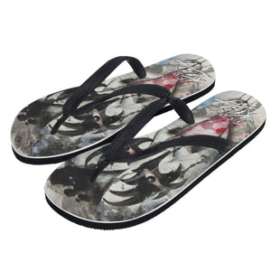 Women's 80's Rock Flip Flops