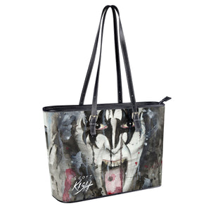 80's Rock Leather Tote Bag