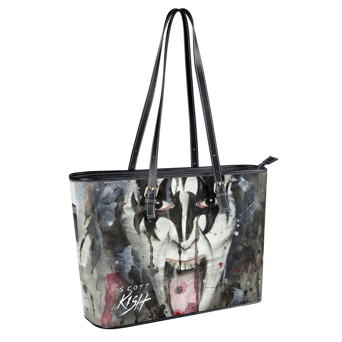 80's Rock Leather Tote Bag