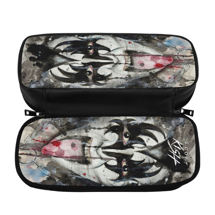 Leather 80's Rock Pencil Case