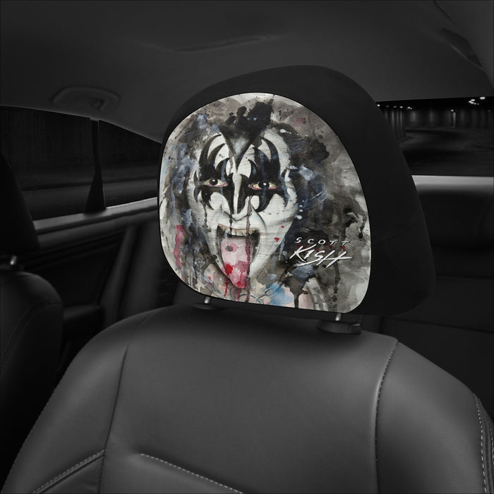 Car 80's Rockstar Headrest Covers