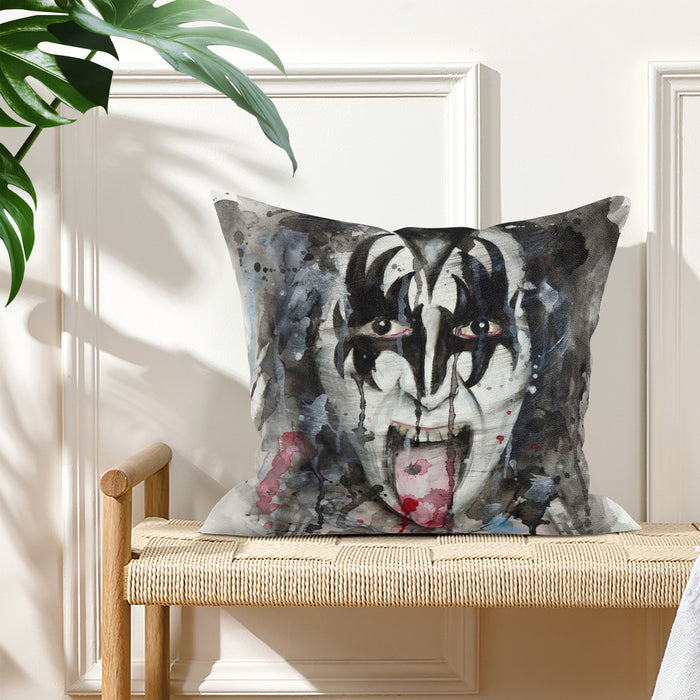 80's Rock Throw Pillow Cover