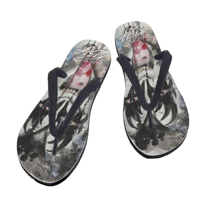 Women's 80's Rock Flip Flops