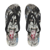 Women's 80's Rock Flip Flops