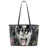80's Rock Leather Tote Bag
