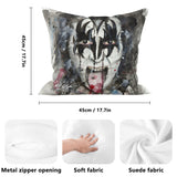 80's Rock Throw Pillow Cover