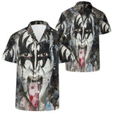 Men's 80's Rockstar Hawaiian Shirt