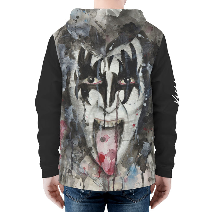 Men's 80's Rock Zip Hoodie