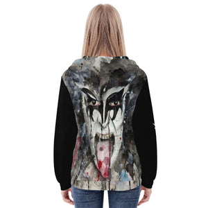 Women's 80's Rock Zip Hoodie
