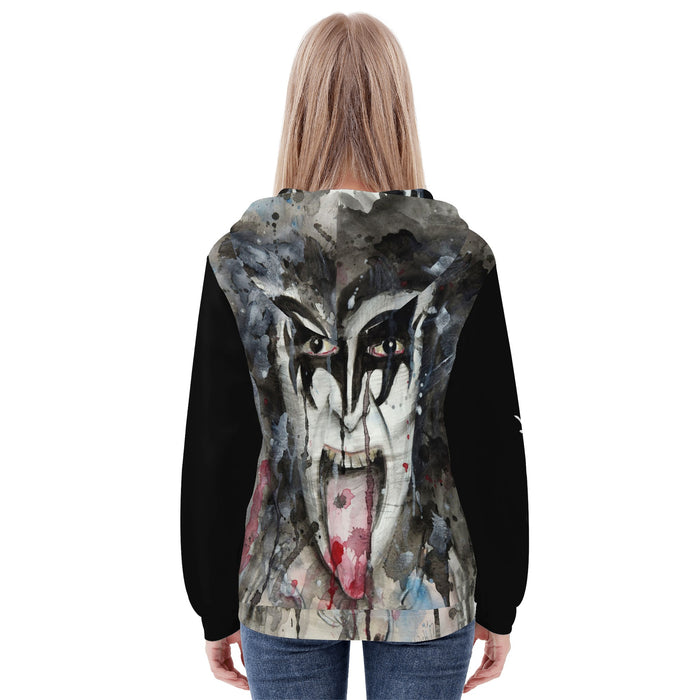Women's 80's Rock Zip Hoodie