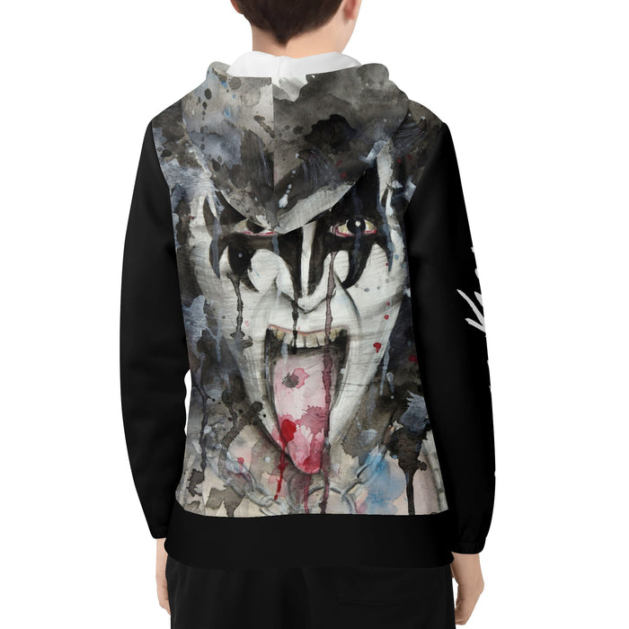 Youth 80's Rock Lightweight Zip Hoodie