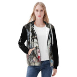 Women's 80's Rock Zip Hoodie