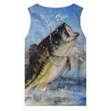 Men's Fishing Tank Top - Largemouth Bass