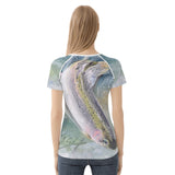 Women's Fishing T-Shirt - Rainbow Trout