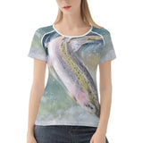 Women's Fishing T-Shirt - Rainbow Trout