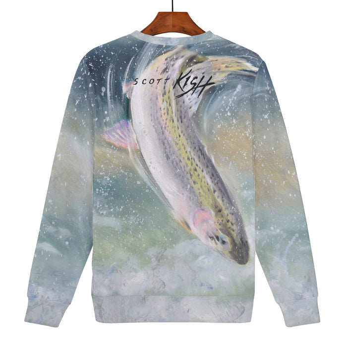 Women's Fishing Sweatshirt - Rainbow Trout