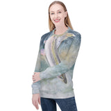 Women's Fishing Sweatshirt - Rainbow Trout