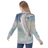 Women's Fishing Sweatshirt - Rainbow Trout