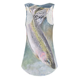 Women's Fishing Tank Top - Rainbow Trout