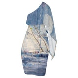 Sailing Dress - One Shoulder