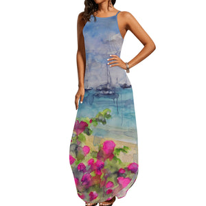 Bequia Sleeveless Beach Dress