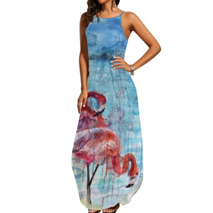 flamingo dress