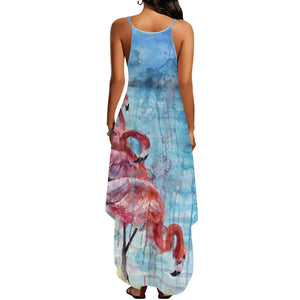 flamingo beach dress
