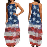 American Flag Sleeveless Dress