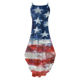 American Flag Sleeveless Dress