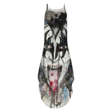80's Rock Star Sleeveless Dress