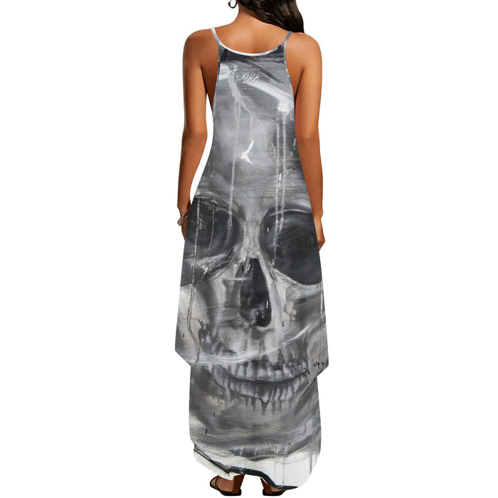 Skull Sleeveless Dress