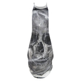 Skull Sleeveless Dress
