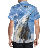 Men's Sailfish Hawaiian Shirt