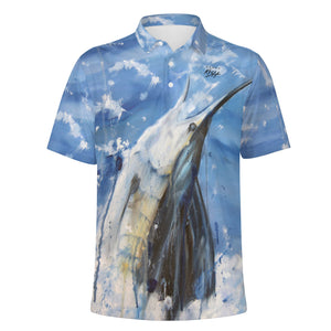 men's fishing polo shirt