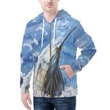 Men's Heavy Fishing Zip Hoodie - Sailfish