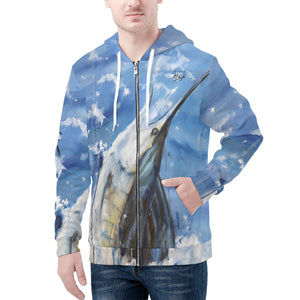 Men's Heavy Fishing Zip Hoodie - Sailfish