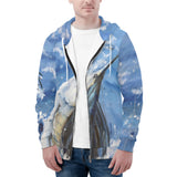 Men's Heavy Fishing Zip Hoodie - Sailfish