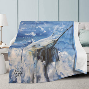 Sailfish Fleece Blanket