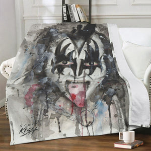 80's Rock Star Fleece Blanket